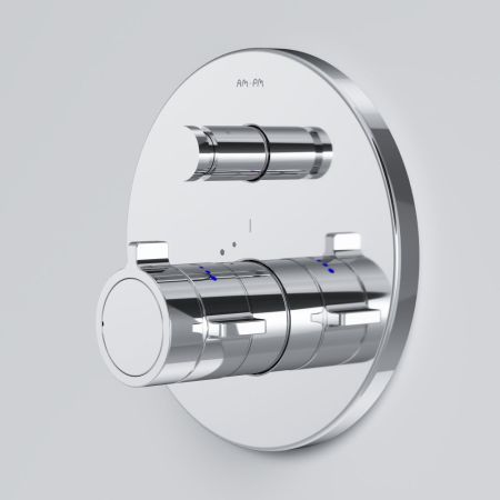 F85A45600 X-Joy Смеситель встроенный с ТМС на 2 потребителя, хром, артикул F85A45600