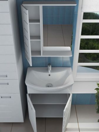 Тумба под раковину Vigo Diana 60 Белая, артикул Diana-0-600(Балтика)