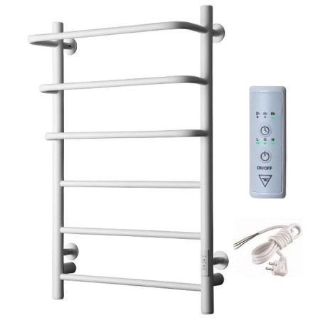 Полотенцесушитель электрический (лесенка) Тругор Пэк сп 19 80х50 см, белый, артикул Пэк сп 19/8050 белый ВГП