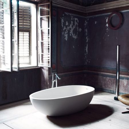 Agape Spoon XL Ванна отдельностоящая 180.9x97.2x49 см, цвет: белый