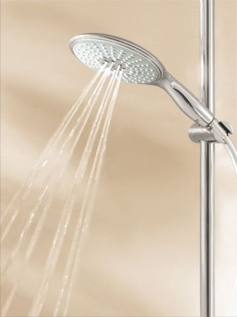 Душевой гарнитур GROHE Power&Soul 130 (ручной душ, штанга 900 мм, шланг 1750 мм) с ограничением расхода воды, хром (27738000)