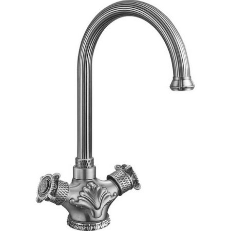 Смеситель для кухни ZorG Antic A 2005K-SL Серебро, артикул A 2005K-SL