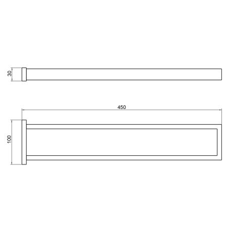 Полотенцедержатель двойной Timo Selene 17052/17 золото матовое, артикул 17052/17