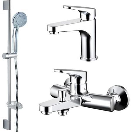 Комплект смесителей Bravat Eler F00450CP 3 в 1 Хром, артикул F00450CP