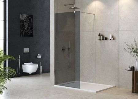 Душевая перегородка CEZARES LIBERTA-L-1, артикул LIBERTA-L-1-80-BR-Cr