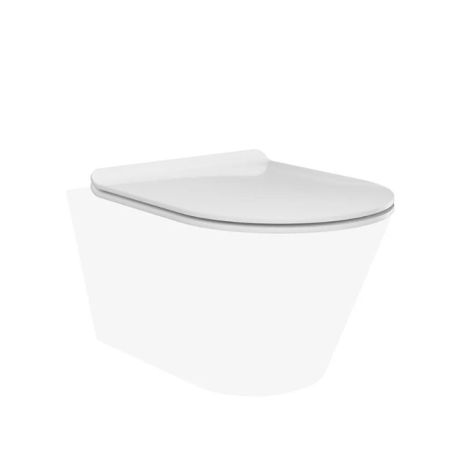 Сиденье PLAZA Modern, белое глянцевое, артикул PLMR.seat.02\WHT