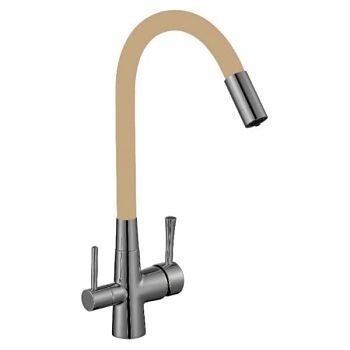 Смеситель для кухни с подключением к фильтру Savol S-L1806L-12, сатин