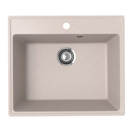Кухонная мойка Ulgran Quartz Forte 580-10, песок, артикул Forte 580-10