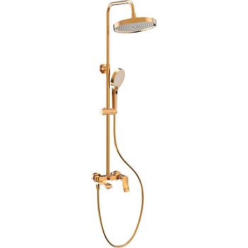 Душевая система Haiba HB24553-5, брашированное золото