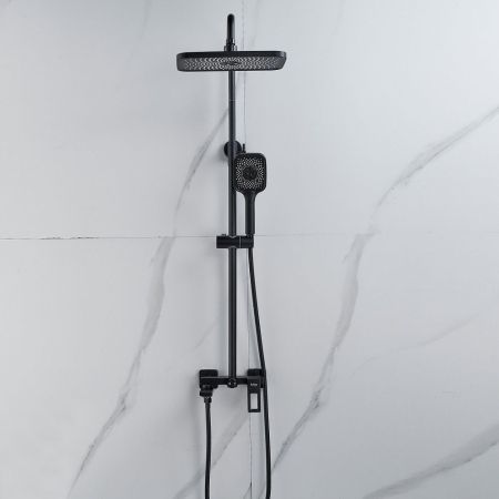 Душевая система Raffine F3696H, черный, артикул F3696H