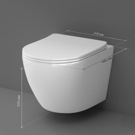 C801900SC Like подвесной унитаз AquaSpin с сид м/лифт, артикул C801900SC