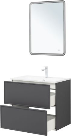 Тумба под раковину Aquanet Арт 75 ясень графит, артикул 00329064