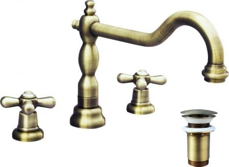 Смеситель для раковины Rav Slezak Morava retro MK132.5 Хром, артикул MK132.5