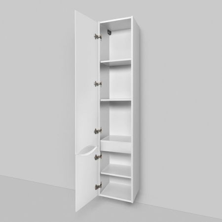 M80CHL0356WG Like, шкаф-колонна, подвесной, левый, 35 см, двери, белый, глянец, шт, артикул M80CHL0356WG