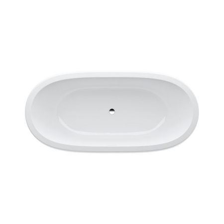 Laufen Alessi One Ванна 1830x870x460мм, свободностоящая, овальная, с слив-переливом, материал: композит, цвет: белый, артикул 2.4597.2.000.000.1