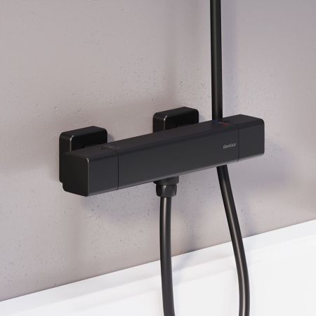 536000300 Gala термостатный смеситель для душа, чёрный, артикул 536000300