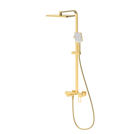 Душевая система со смесителем DQ Dortmund мат.золото (DA1713707), артикул DA1713707