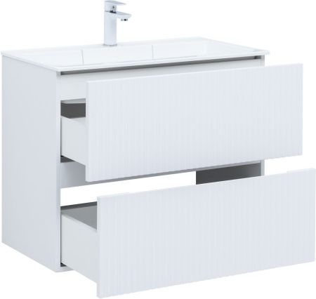 Тумба под раковину Aquanet Джейн 80 белый матовый, артикул 00313286