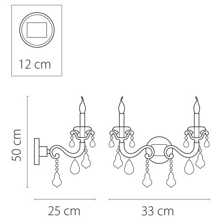 Бра Lusso Lightstar Premium 788624, артикул 788624