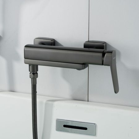 Смеситель для ванны Shevanik S9952T, оружейная сталь, артикул S9952T