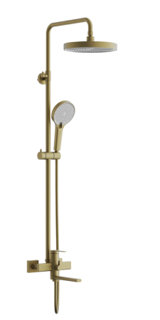 Душевая система BELZ B24813-5, брашированное золото, артикул B24813-5