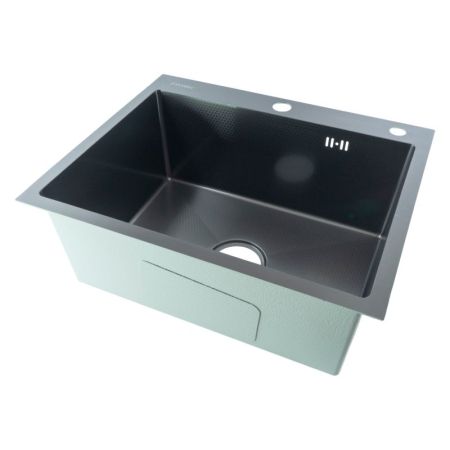 Мойка для кухни Fmark FSC5545Q, графит, артикул FSC5545Q