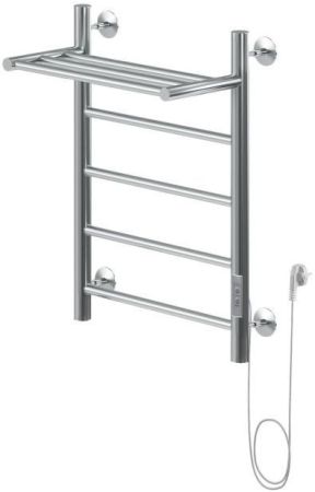 Полотенцесушитель электрический Aquanet Mauro 60х50 Тэн справа , с полкой