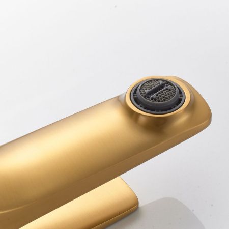 Смеситель для раковины Shevanik S4201G, золотой сатин, артикул S4201G