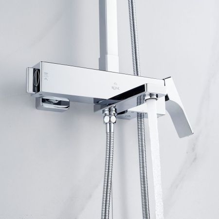 Душевая система Rose R1056, хром