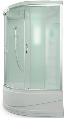 Душевая кабина Erlit Comfort ER4512TPL 120x80 Задняя стенка белая дверцы матовые