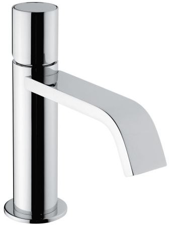 Смеситель Minu с донным клапаном "click-clack" для раковины. Без рычага, цвет хром, артикул 83003CR