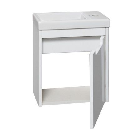 Тумба под раковину Runo Микра 40 4620750024710 подвесная Белая