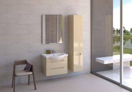 Шкаф пенал SanVit Палома 32 ppal в цвете Ral подвесной Белый глянец, артикул ppal