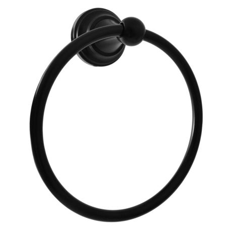 Кольцо для полотенец Rav Slezak MORAVA MKA0104CMAT, черный, артикул MKA0104CMAT