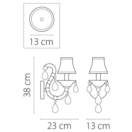 Бра Princia Lightstar Premium 726611, артикул 726611