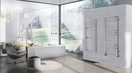 Водяной полотенцесушитель Ravak Optima 53х80 X04000083685 с полкой Хром