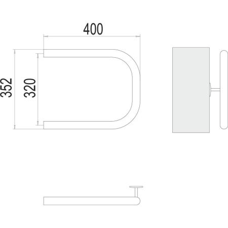 Полотенцесушитель водяной Terminus П-образный (1") 320х40, артикул 4620768881442
