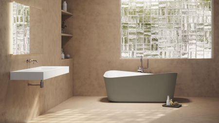 Zenon Sottovento, акриловая ванна прямоугольной формы, 170x75xh70 см, цвет белый матовый, артикул 4000.000.000.000.40988