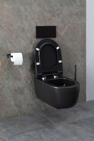Чаша подвесного унитаза Allen Brau Priority 4.31002.31 черный матовый, артикул 4.31002.31