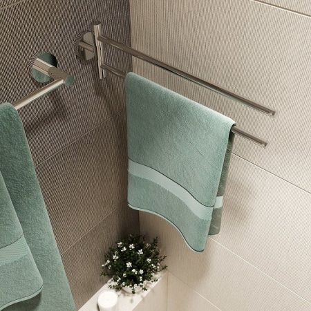 Полотенцедержатель Iddis Sena SENSS20i49 двойной Хром, артикул SENSS20i49