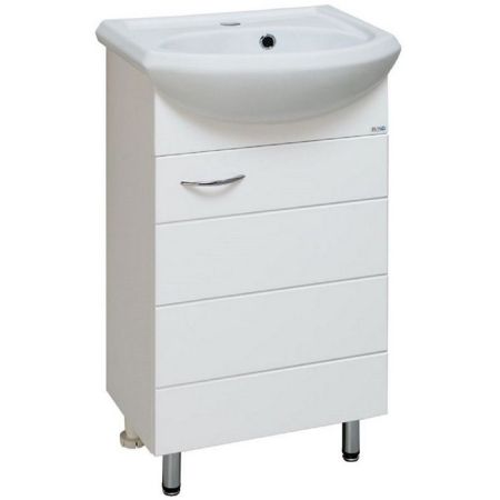 Тумба под раковину Runo Кипарис 45 4620750022280 Белая