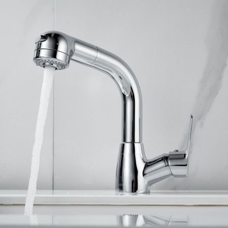 Смеситель для раковины многофункциональный Raffine F291, хром
