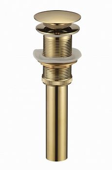 Донный клапан без перелива Savol S-XS002B, золото