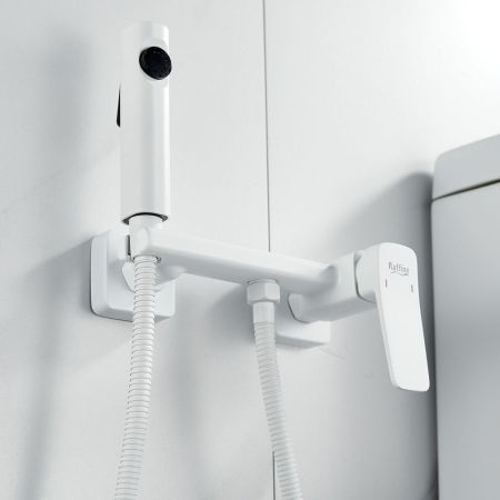 Гигиенический душ со смесителем Raffine F0599C-1, белый