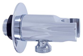 Держатель душа с подводкой на воду металл