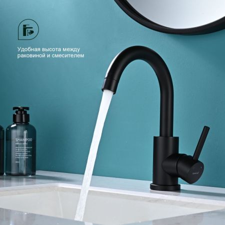 Смеситель для кухни Splenka S201.13.06, черный