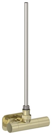 Вентиль 1х1/2" угловой маховик-скрытый EU50 правое (Шампань)