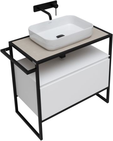 Тумба под раковину Allen Brau Priority 80 1.31002.WM белый матовый, артикул 1.31002.WM