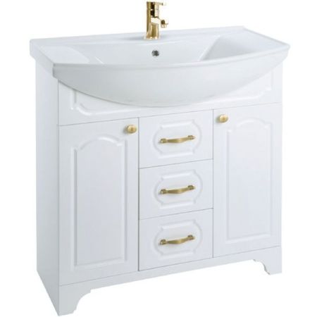 Тумба под раковину Bellezza Тиффани 105 4630518110012 Белая, артикул 4630518110012