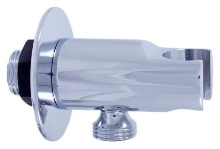 Держатель душа с подводкой на воду металл